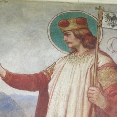 7.2017 - Potštejn, malba Liebschera - 12) Stav po restaurování. Detail